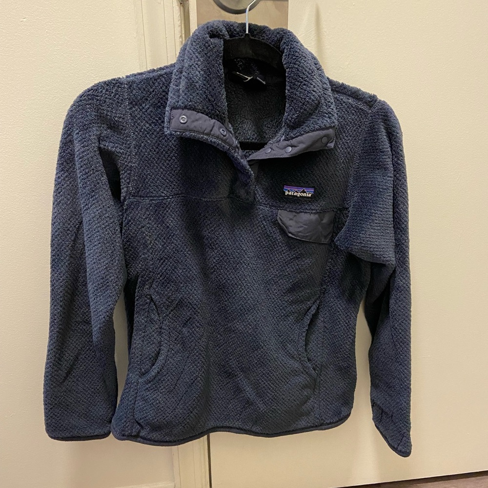 Patagonia Women’s Re-tool snap-t pullover, navy, size small
